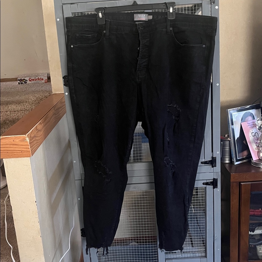 Torrid Black Sky High Skinny Pants